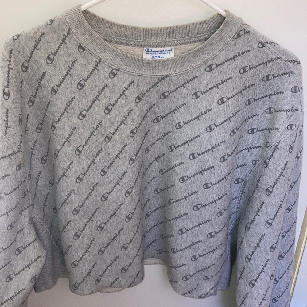 Champion cropped sweater
